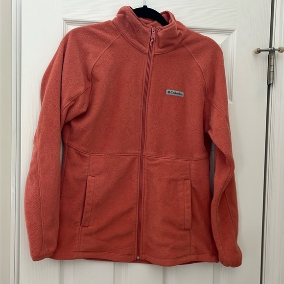 Columbia Jackets & Blazers - Columbia full zip fleece sweatshirt jacket woman’s medium